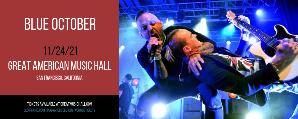 Blue October at Great American Music Hall