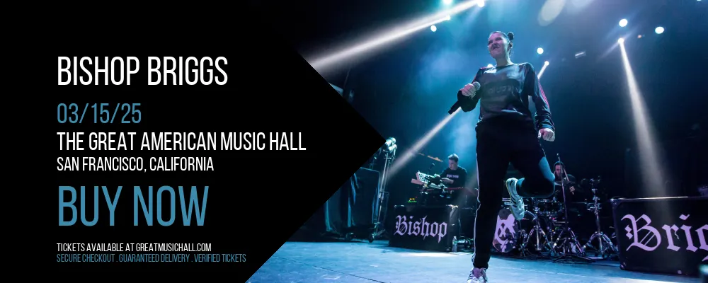 Bishop Briggs at The Great American Music Hall