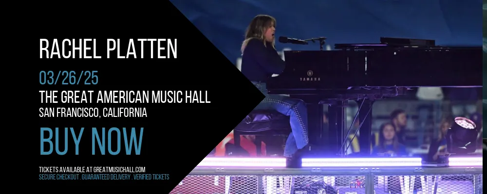 Rachel Platten at The Great American Music Hall