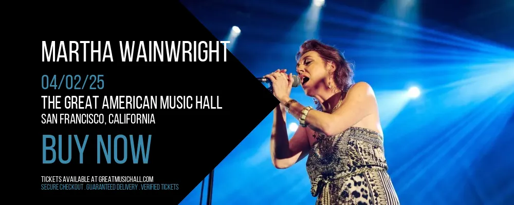 Martha Wainwright at The Great American Music Hall